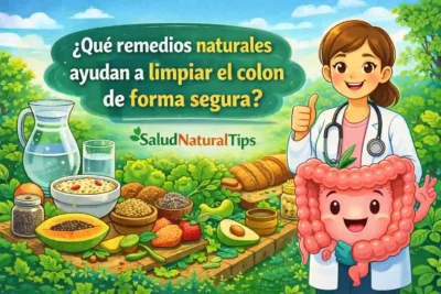 ¿Qué remedios naturales ayudan a limpiar el colon de forma segura?