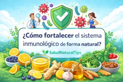 Cómo fortalecer el sistema inmunológico de forma natural