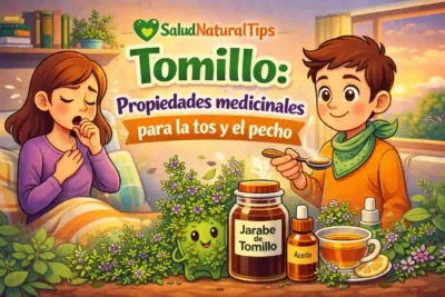 Tomillo: propiedades medicinales para la tos y el pecho